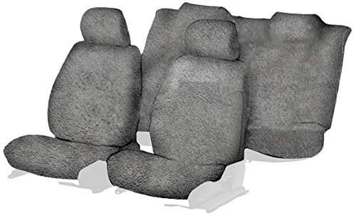 Cotton Car Seat Cover For Chevrolet Beat (Grey)